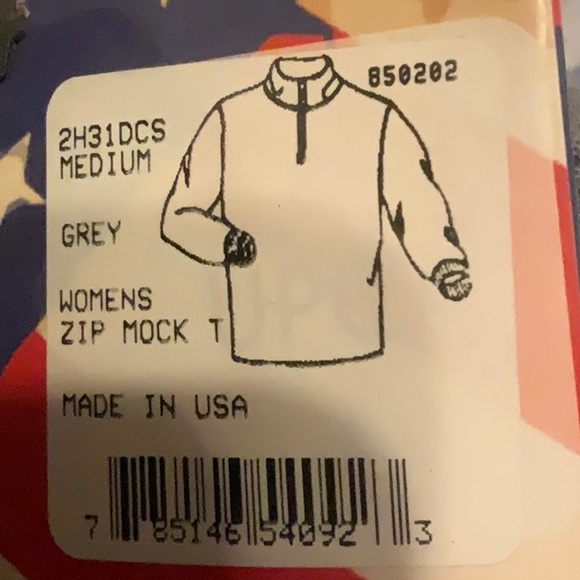 PolarMax MICRO H2 ZIP MOCK - Grey - Picture 13 of 14